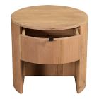 Edgar Round Nightstand (19")