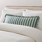Wide Stripe Lumbar Pillow Cover