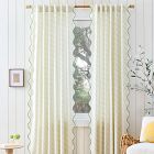 Batik Scallop Edge Curtain (Set of 2)