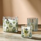 Botanical Glass Candleholders (Set of 3)
