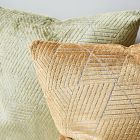 Geo Facet Jacquard Velvet Pillow Cover