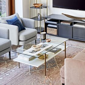 Mid-Century Art Display Coffee Table | Modern Living Room