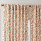 Vine Floral Ruffle Curtain