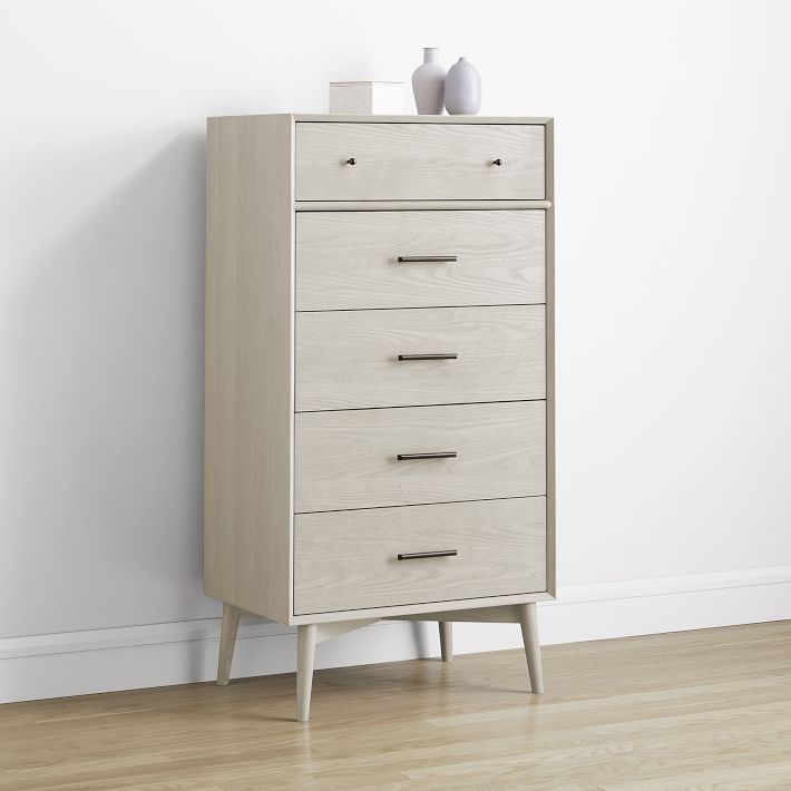 Mid-Century 5-Drawer Dresser (27") | West Elm
