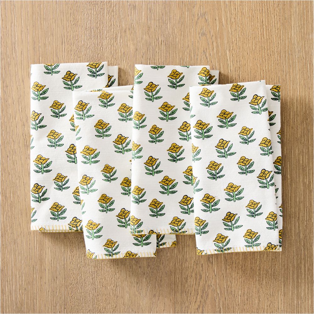 Begonia Cotton Napkin Set of 8