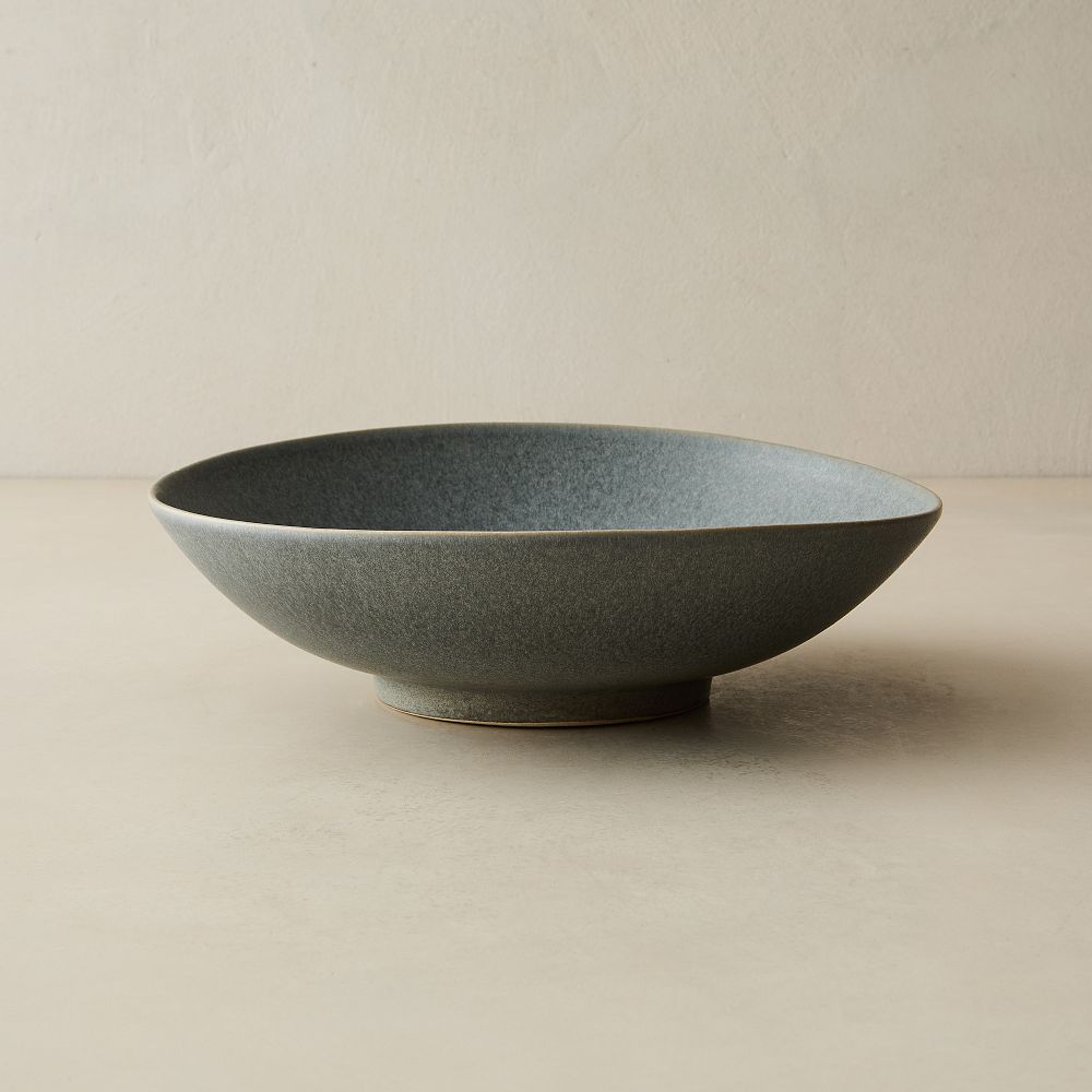 Kanto Stoneware Serving Bowls - Low Bowl, Ceramic, Arctic Blue, Each