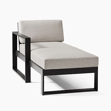 Portside Aluminum Outdoor Left-Arm Chaise