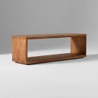 Open Box: Calla Solid Wood Entryway Bench (56") - Cool Walnut