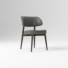 Open Box: Hyde Dining Chair (31.75") - Sierra Leather Fog, Smoked Oak