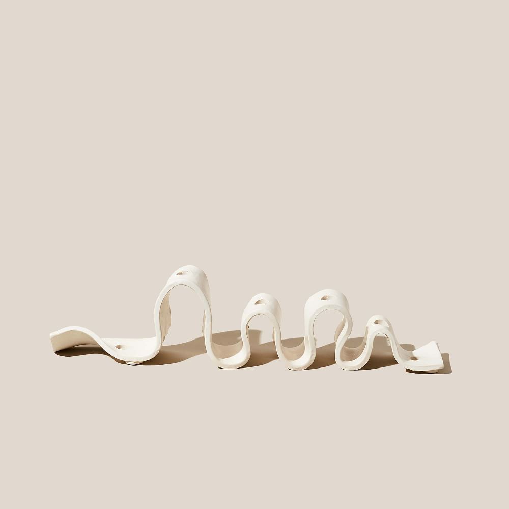 SIN Weylyn Candelabra - Ceramic, Cream