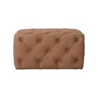 Thatcher Leather Ottoman