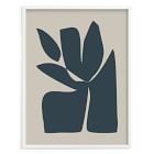 Blue Sculpt Framed Wall Art by Minted for West Elm