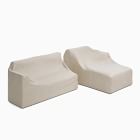 Caldera Aluminum Outdoor 2-Piece Chaise Sectional Protective Cover