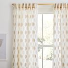 Sheer Shaded Dot Jacquard Curtain