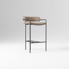 Open Box: Lenox Counter Stool (26") - Performance Velvet Mocha, Dark Bronze