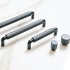Knurled Drawer Hardware - Matte Black