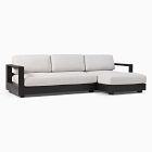 Telluride Aluminum Outdoor 2-Piece Chaise Sectional (113")
