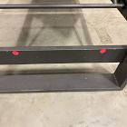 Open Box: Portside Aluminum Outdoor Chaise Lounge - Gray Fabric, Dark Bronze Frame