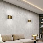 Curved Metal LED Sconce