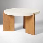 Cassian Concrete Top Nesting Coffee Tables (24"&ndash;36")