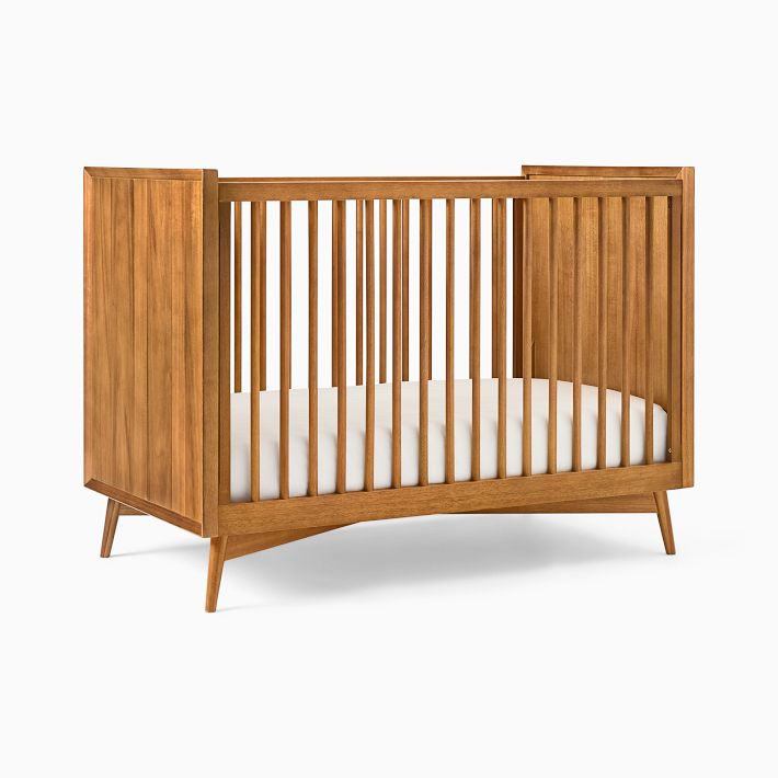 Mid-Century Convertible Baby Crib Acorn West Elm