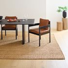 Jute Boucle Stripe Border Rug