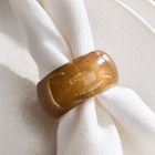 Glass Napkin Ring Sets