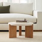 Cassian Concrete Top Nesting Coffee Tables (24"&ndash;36")