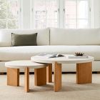 Cassian Concrete Top Nesting Coffee Tables (24"&ndash;36")