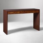 Open Box: Roan Lacquer & Burl Console Table (48") - Rojo Marron