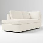 Open Box: Harris Petite LA Bumper Chaise - Performance Washed Canvas Storm Gray