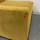 Open Box: Build Your Own - Harmony Extra Deep Sectional, Corner - Performance Velvet Dijon, Dark Walnut Legs