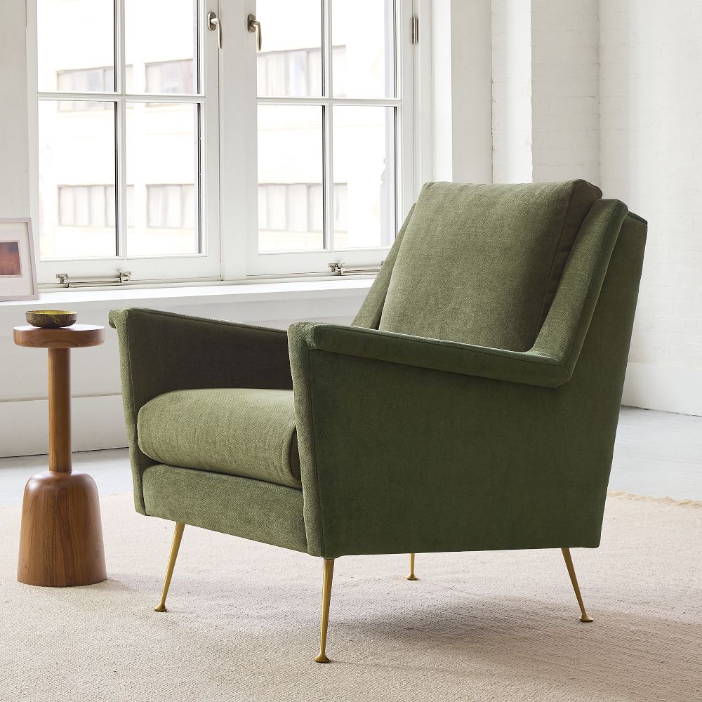 Carlo Mid-Century Chair - Metal Legs