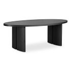 Anatola Solid Oak Oval Dining Table (86&quot;)