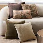 Corded Bias Velvet Pillow Cover