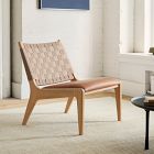 Dunham Leather Slipper Chair