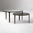 Elwell Glass &amp; Metal Nesting Coffee Tables (24&quot;&ndash;32&quot;)