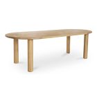 Kosciusko Oak Oval Dining Table (78"&ndash;96")