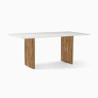 Anton Marble Dining Table (72") - Wood Legs