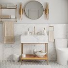 Curl Perforated 2-Light Sconce