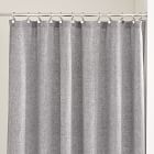 European Flax Linen Shower Curtain - Slate Melange
