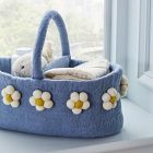 Handcrafted Felt Daisy Diaper Caddy