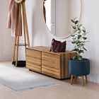 Anton Solid Wood Coat Rack - Burnt Wax