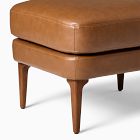 Auburn Leather High-Back Chair Ottoman