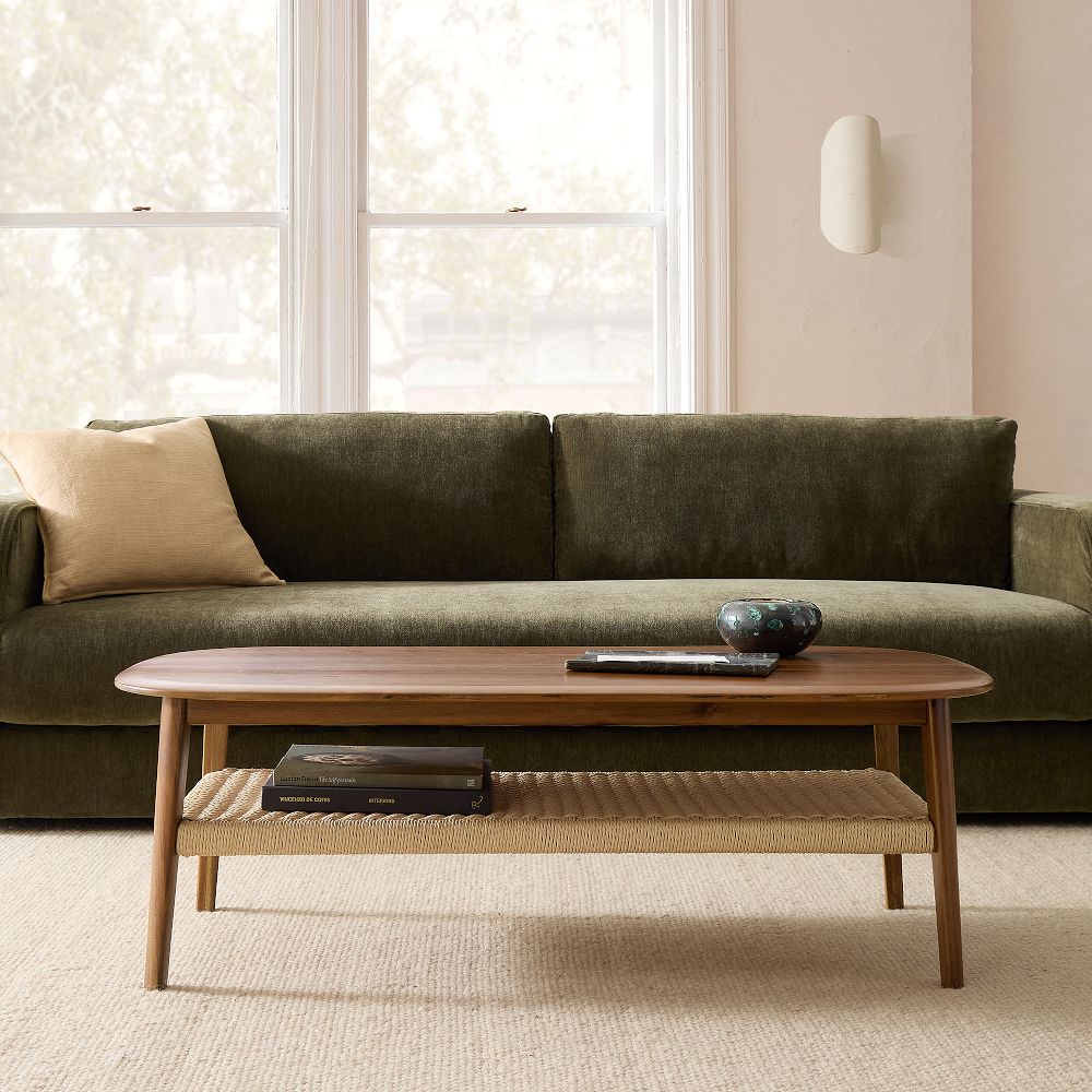 Chadwick Mid-Century Rectangle Coffee Table | Modern Living Room