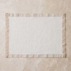Contrast Border Linen Placemats