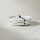 Kanto Stoneware Ink Brush Salad Plate Sets