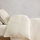 Jersey TENCEL™ Modal Ribbed Border Duvet Cover &amp; Shams