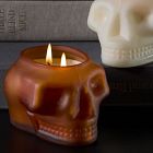 Spooky Skull Filled Glass Candles