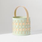 Easter Recycled Vegan Leather Basket